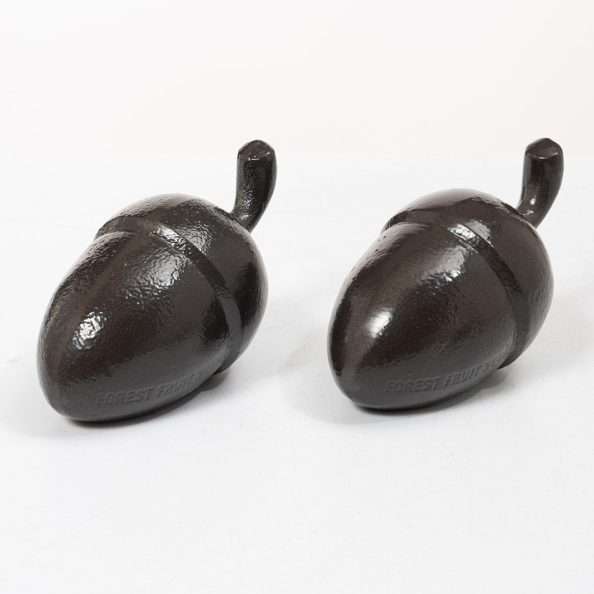 Eva Schildt and Maja Sten, doorstops, a pair, “Ekollon”, Firma Svenskt Tenn.