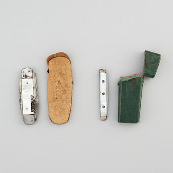 A Swedish late 18th century combined curtlery, dressing- and writing box, from Strömsbergs estate.