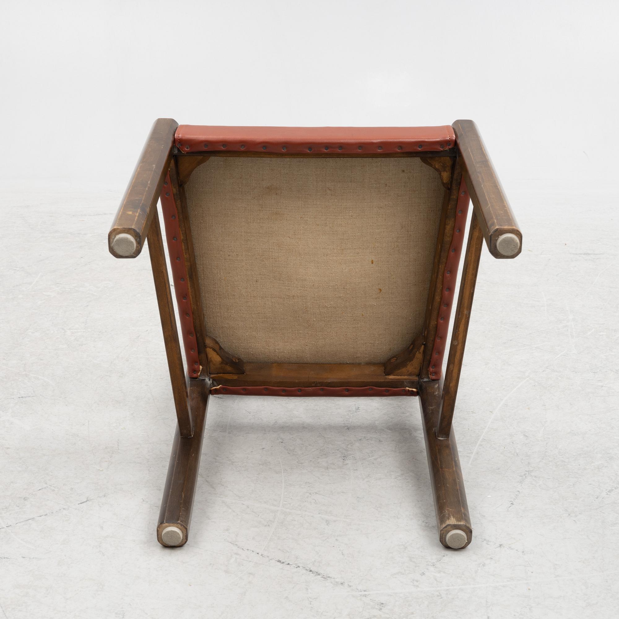 Axel Larsson, four 'Thule' chairs, SMF, Bodafors, 1930s.