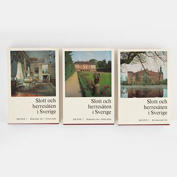 "Svenska Slott och Herresäten", 15 volumes, Allhems Förlag, Malmö, Sweden, 1966-71.