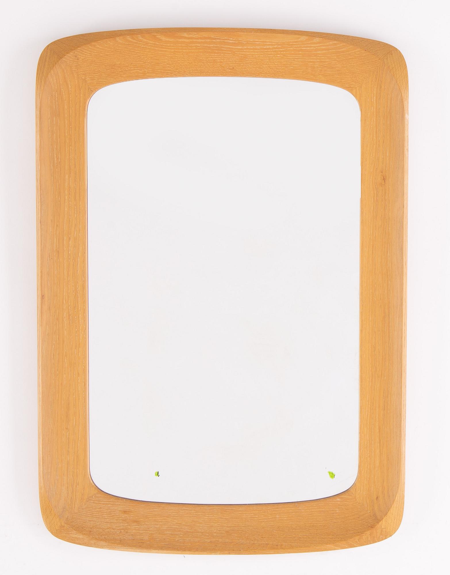 An oak mirror, Glas & Trä, 1950's/60's.