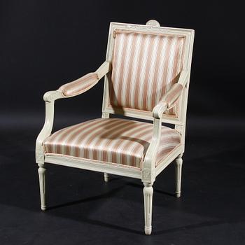 KARMSTOL, gustavianskt provinsarbete, Lindome, 1700/1800-tal.
