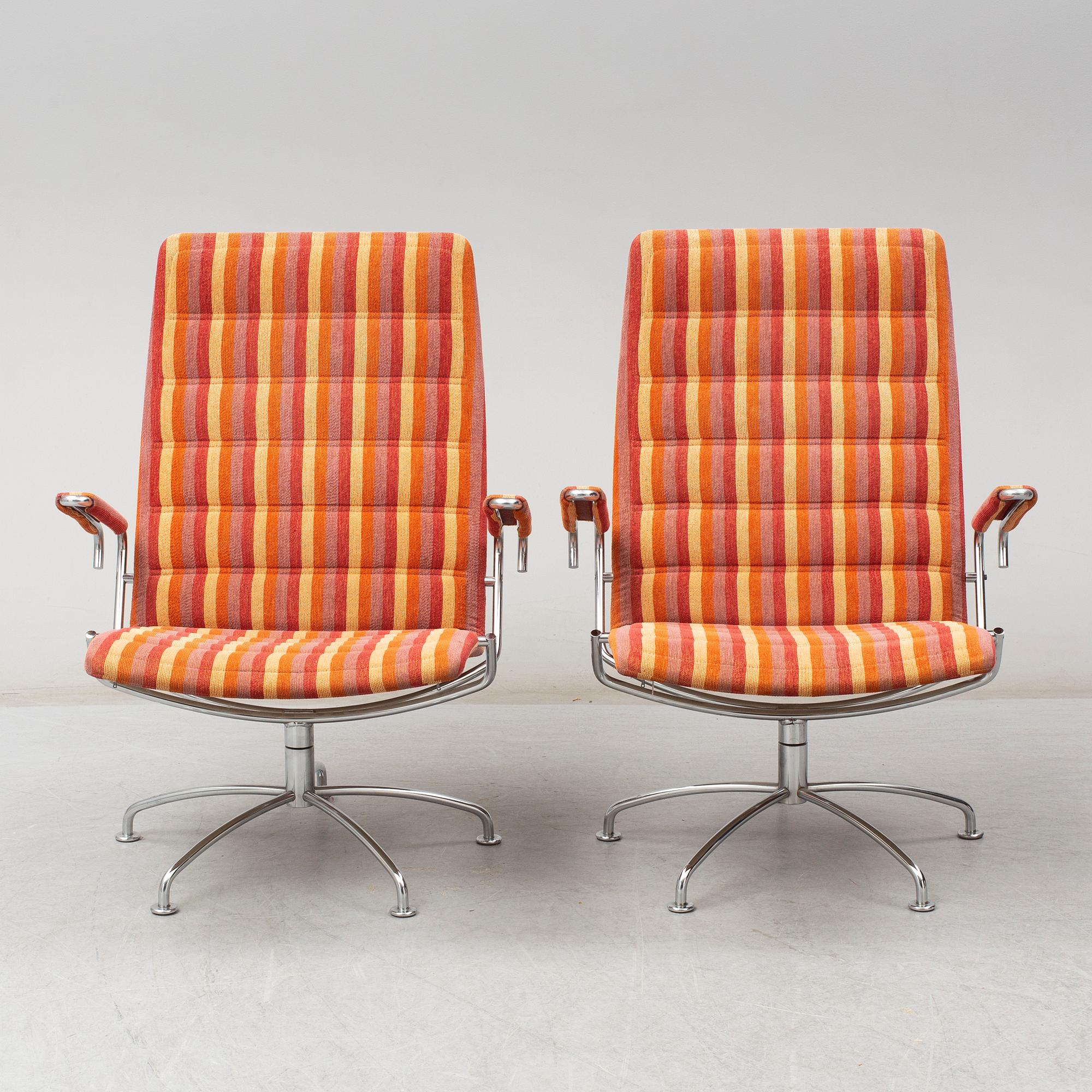 JENS AMUNDSEN, fåtöljer, ett par, "SAS Chair Series", för Fritz Hansen.