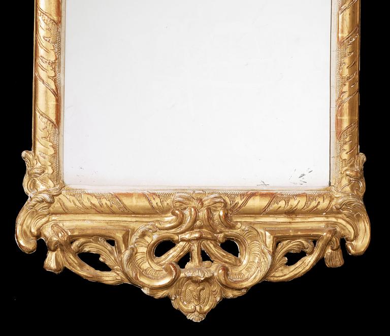 SPEGEL. Stockholmsarbete, 1700-talets andra hälft. Rokoko.