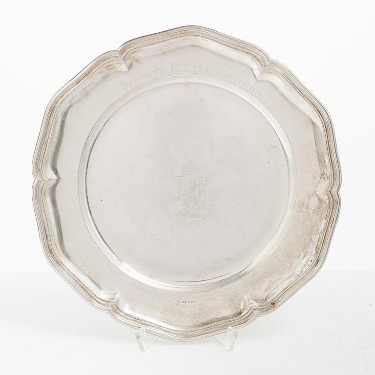 Guldsmedsaktiebolaget (GAB), Fat, silver, Stockholm 1930.