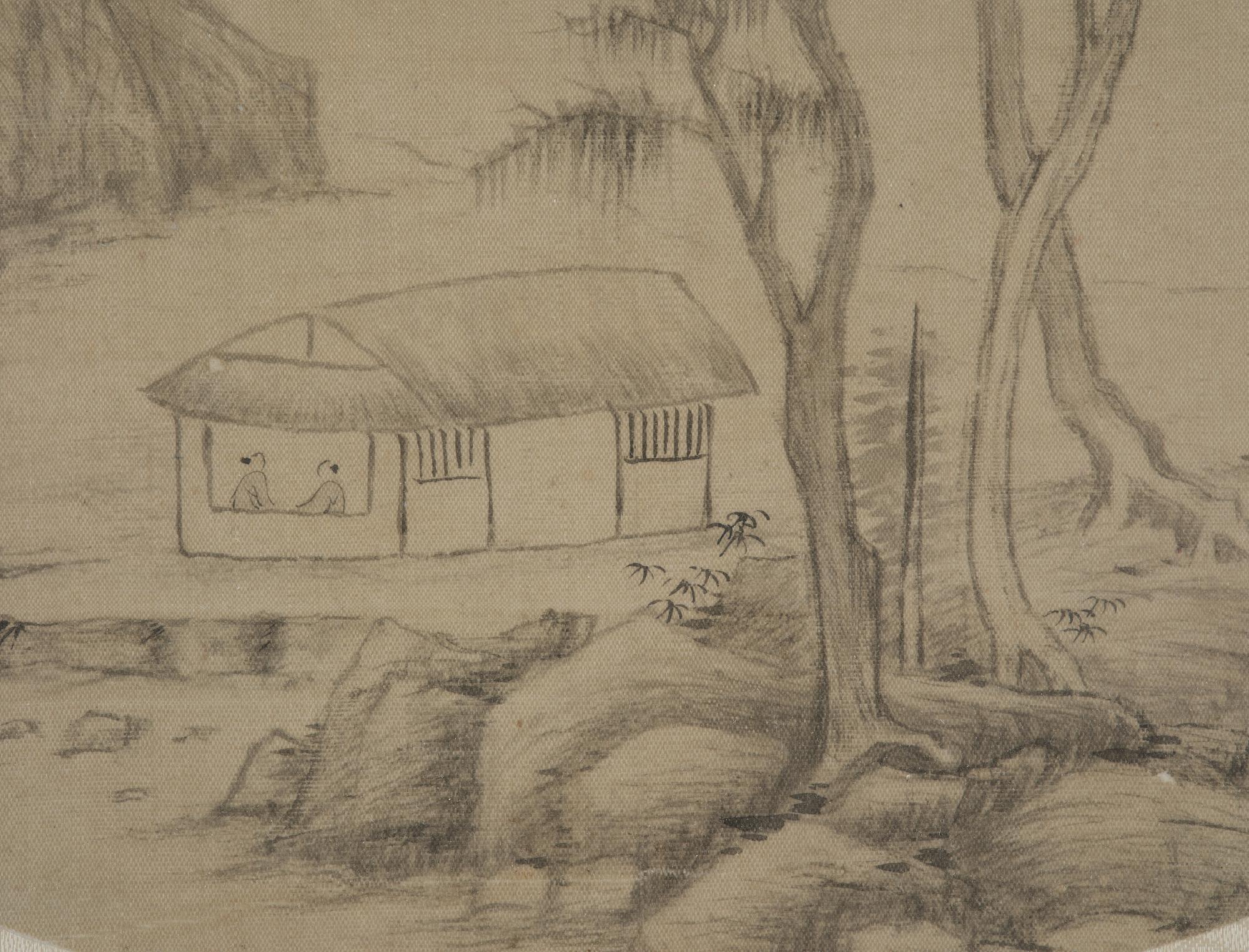 Unidentified artist, Two landscape paintings, China, 20th century.