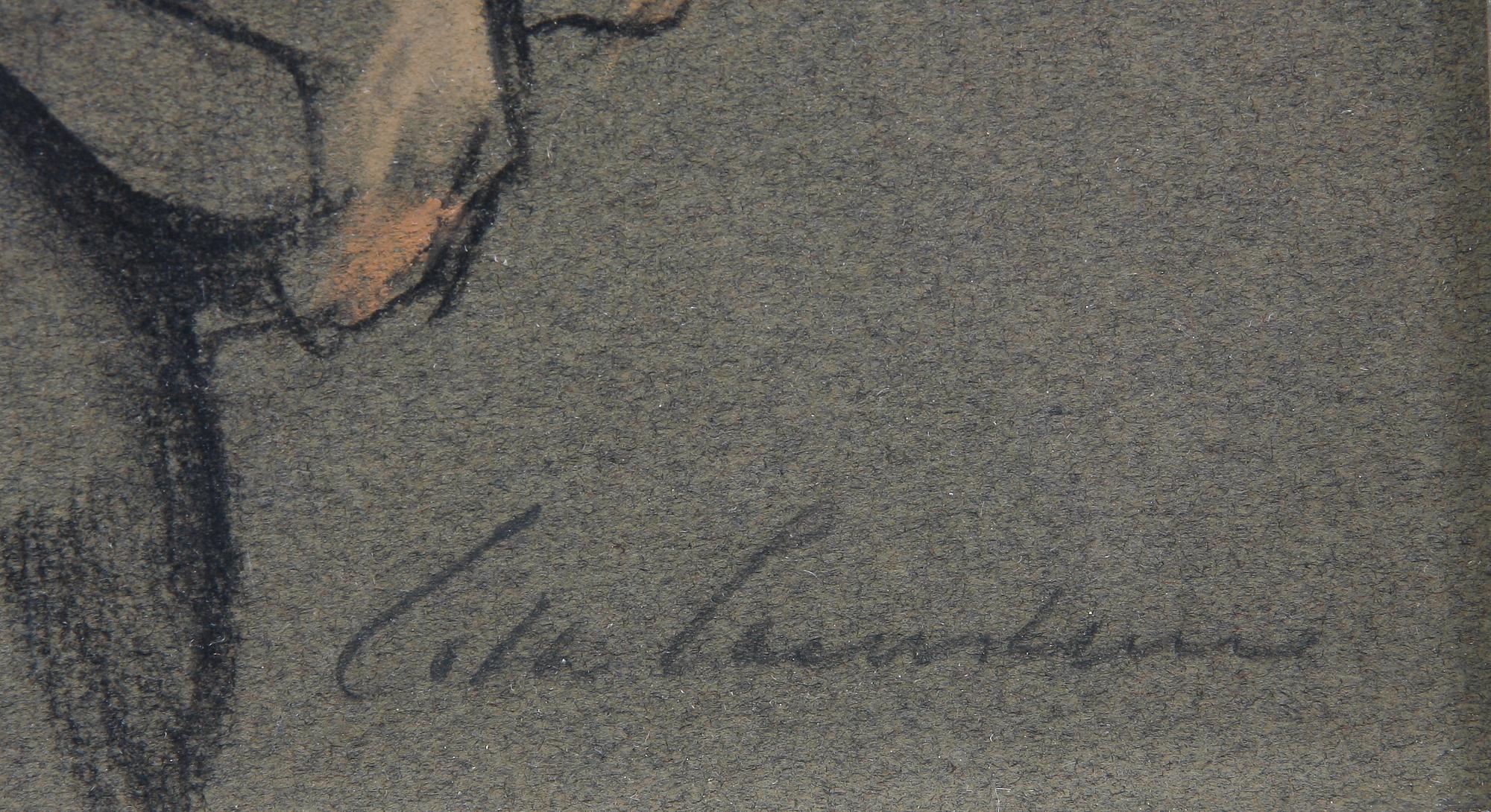 LOTTE LASERSTEIN, pastell, sign.