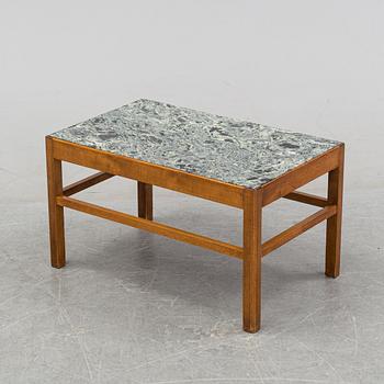 A marble top Swedish Modern coffee table, 1940's/50's.