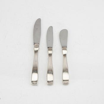 Cutlery 112 pieces "Uppsala" silver MGAB 1959-1989.