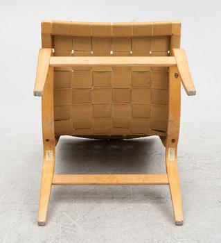 Bruno Mathsson, an armchair, 'Arbetsstolen', Firma Karl Mathsson.