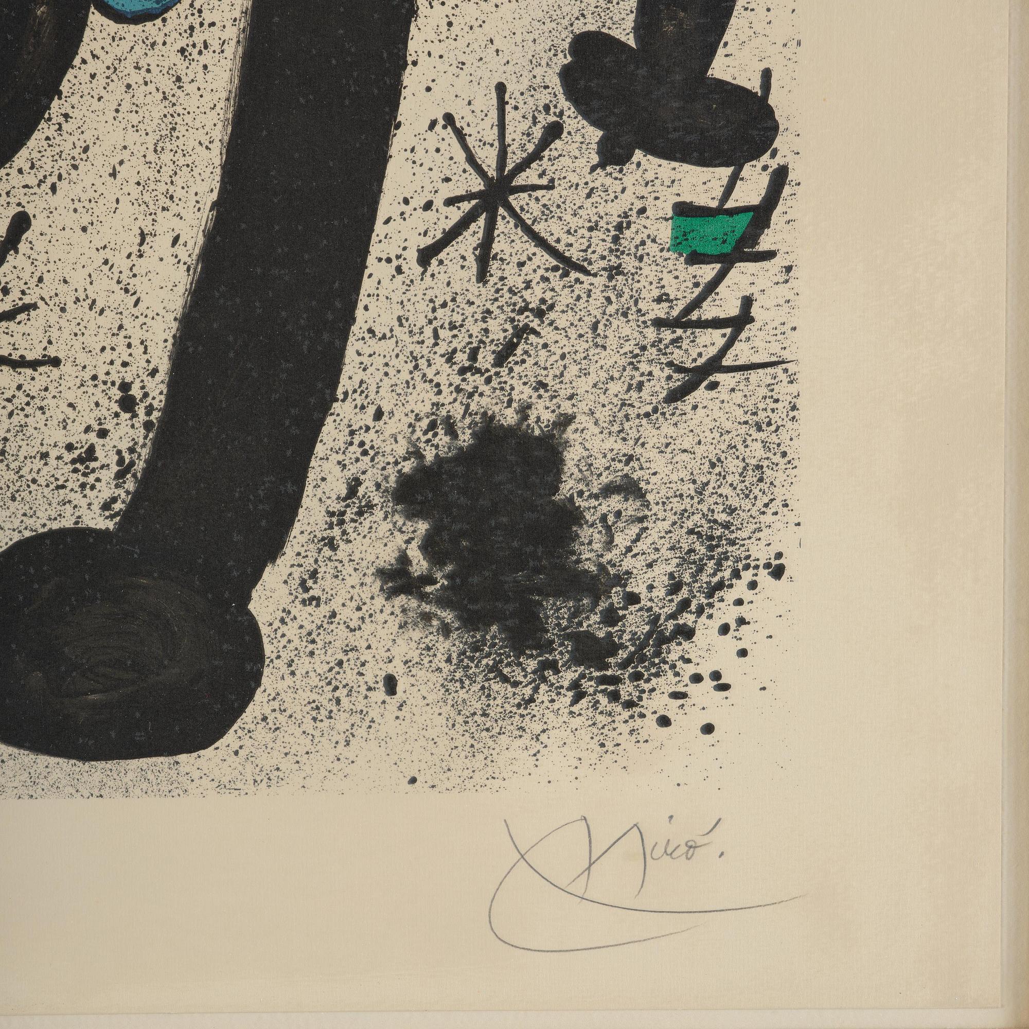 Joan Miró, From: "Homenatge a Joan Prats".