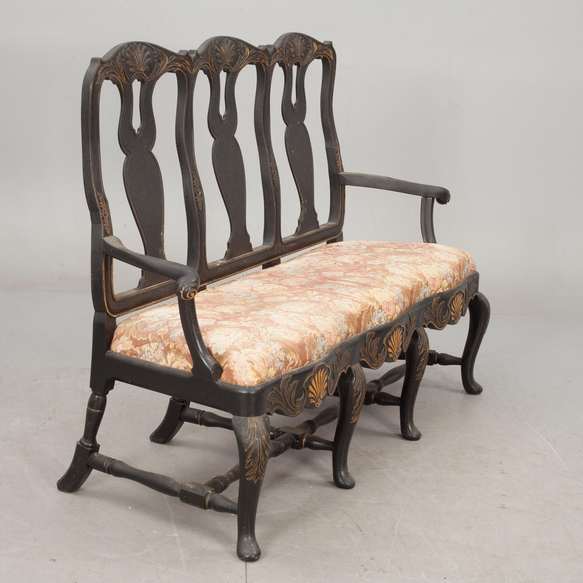 SOFFA, rokokostil, 1800/1900-tal.