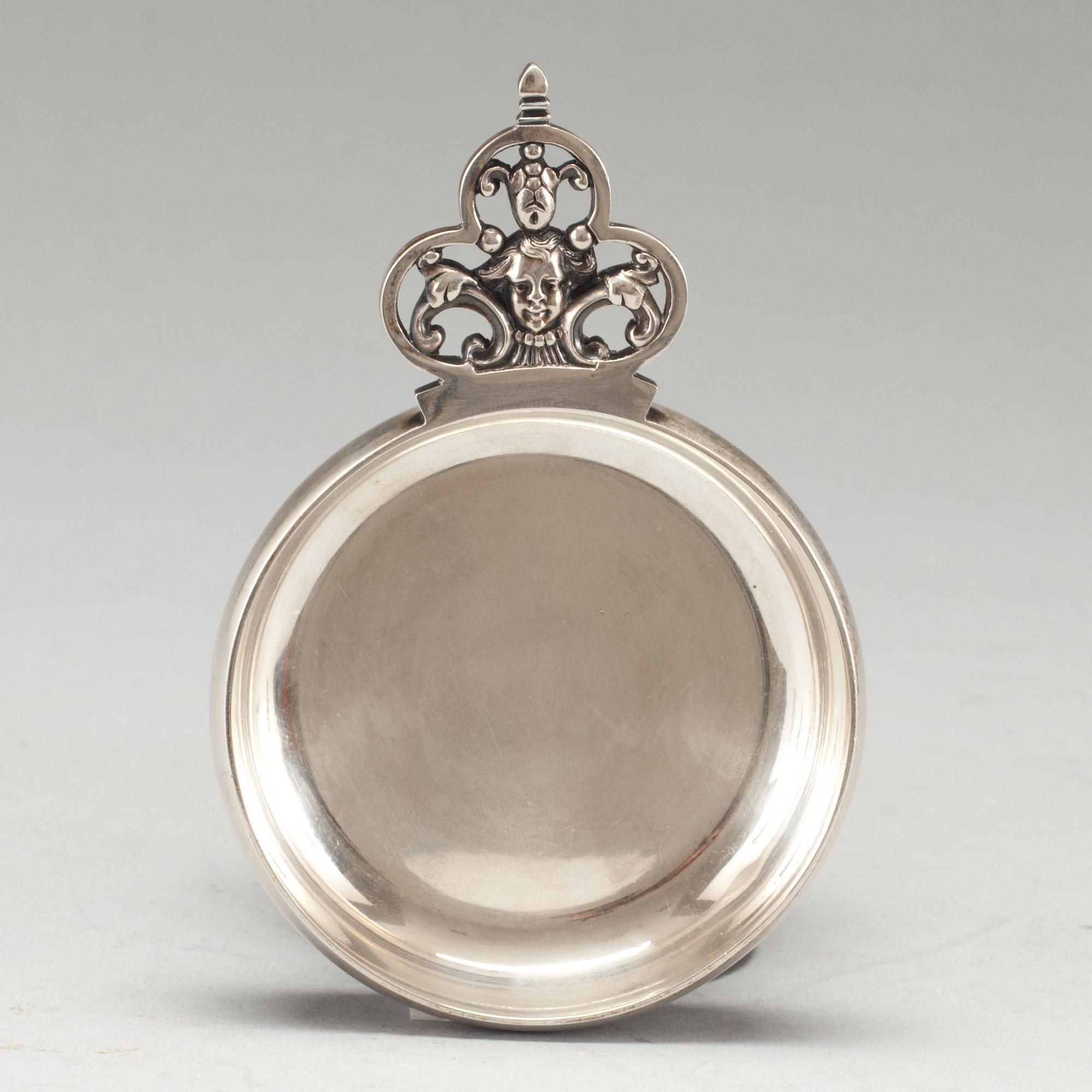 VINPROVARKOPP, silver, Cardeilhac, Frankrike, 1900-tal. Vikt ca 100 g.