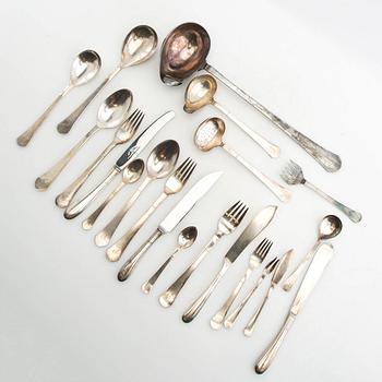 Just Andersson cutlery 154 dlr "Birka" GAB silver-plated, mid-20th century.