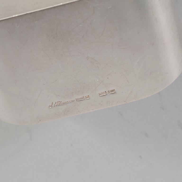 LARS HÅKANSSON, ask, sterlingsilver, Höör 1990. Bok "925, silversmed Lars Håkansson" medföljer.