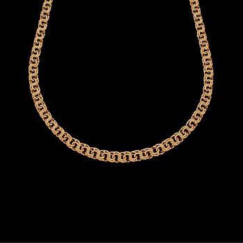 HALSLÄNK, 18K guld, kattfotstämplad, 1945. Vikt 24.0 g.