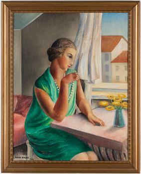 DANA BILDE, oil on canvas, signed and dated 1928.