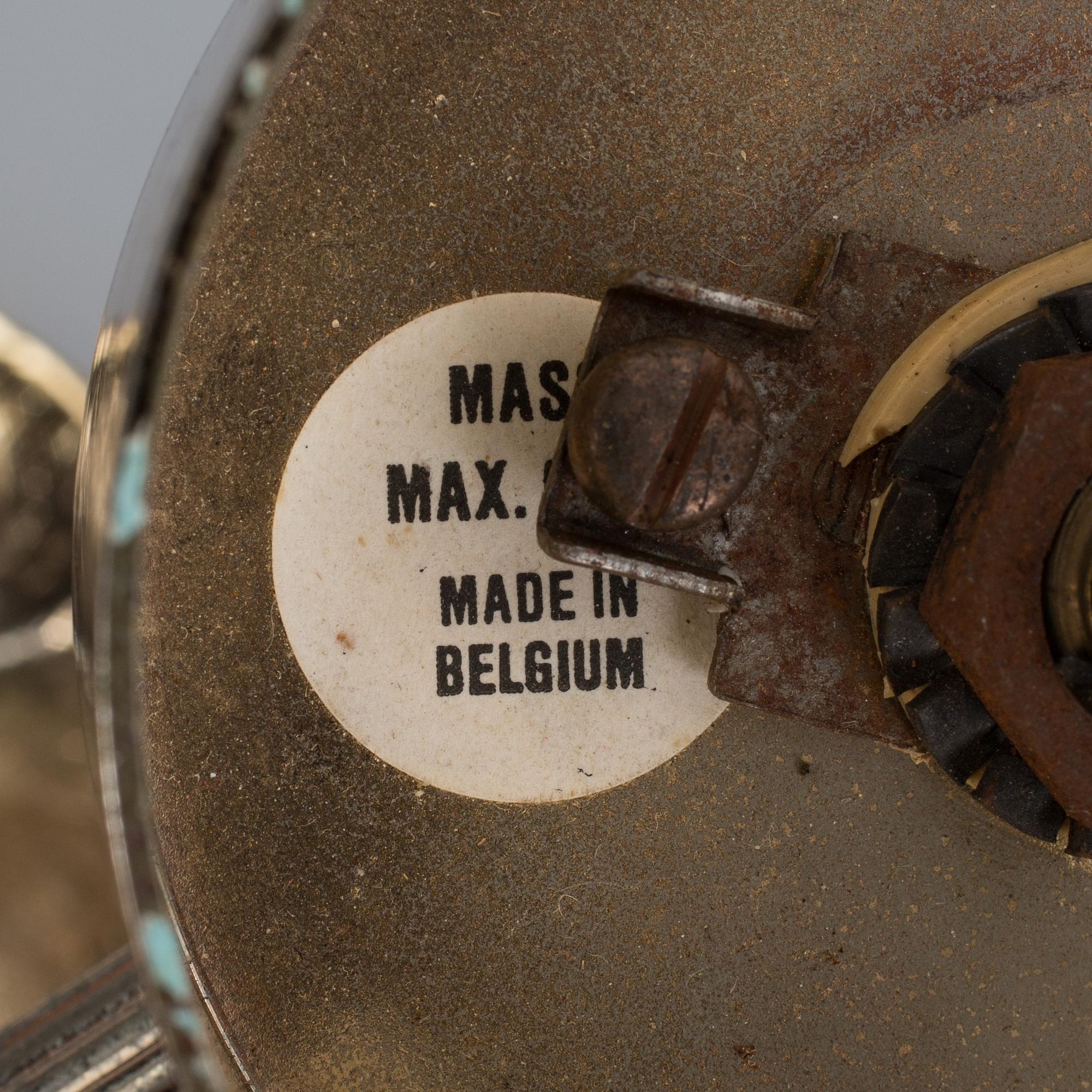 VÄGG-/TAKLAMPA, Made in Belgium, 1900-talets andra hälft.