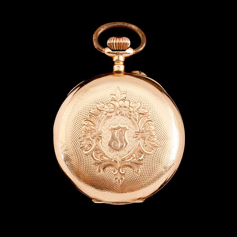 FICKUR, 14 k guld, 1900-talets första hälft.