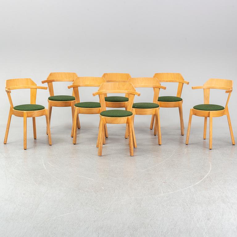 UGLYCUTE, eight 'Stalker' chairs, Woodstockholm.