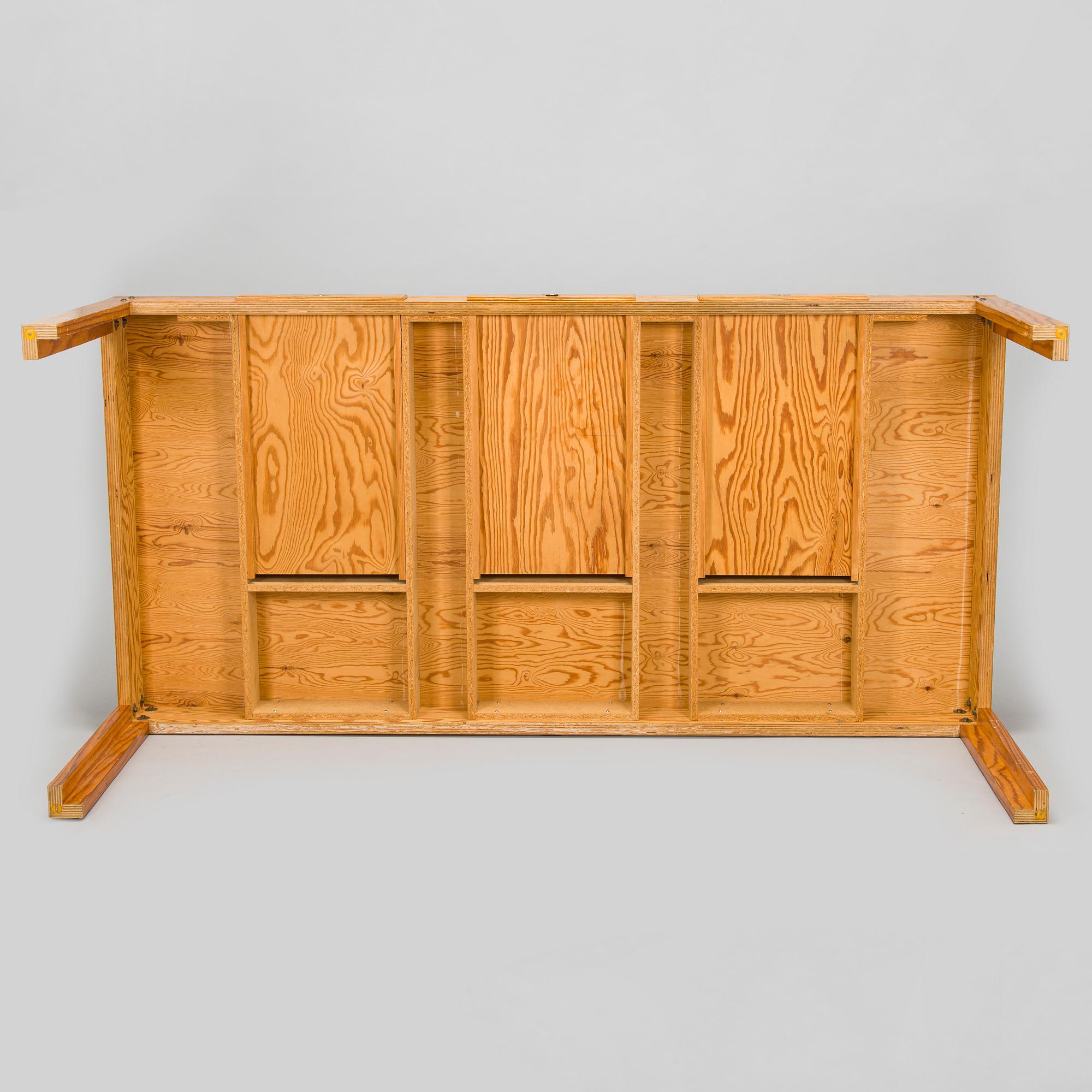 Writing desk, unique, carpentry work, Denmark  1970s.