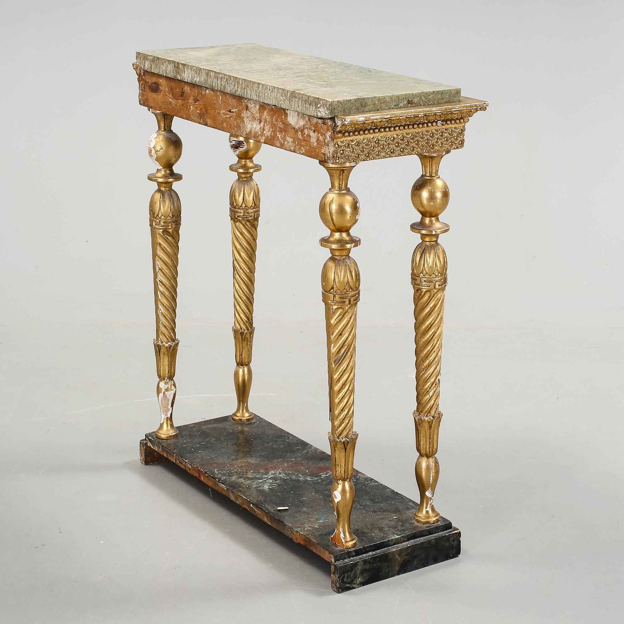KONSOLBORD, sengustavianskt, omkr år 1800.