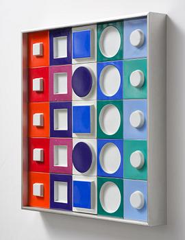 Victor Vasarely, a relief, Rosenthal Studio Linie, Germany.