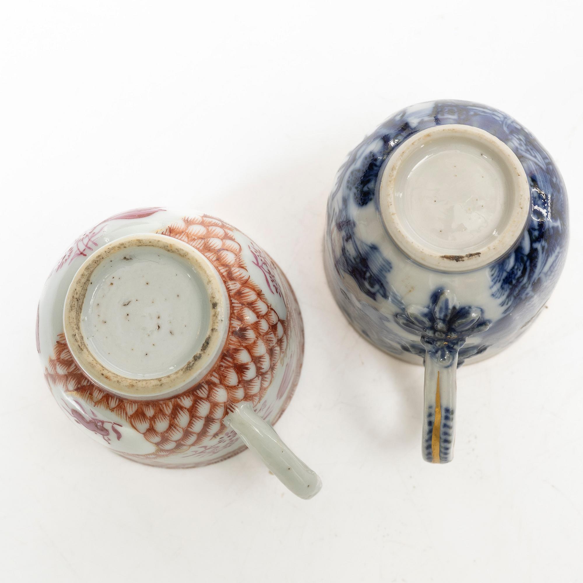 Porcelain, 7 pieces, China, 18th-19th century.