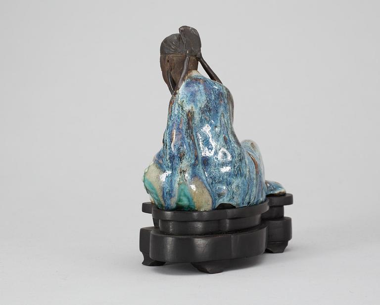 A late Qingdynasty figurine.