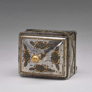 A Steel Sewing Box, Tula, probably early 19th century.