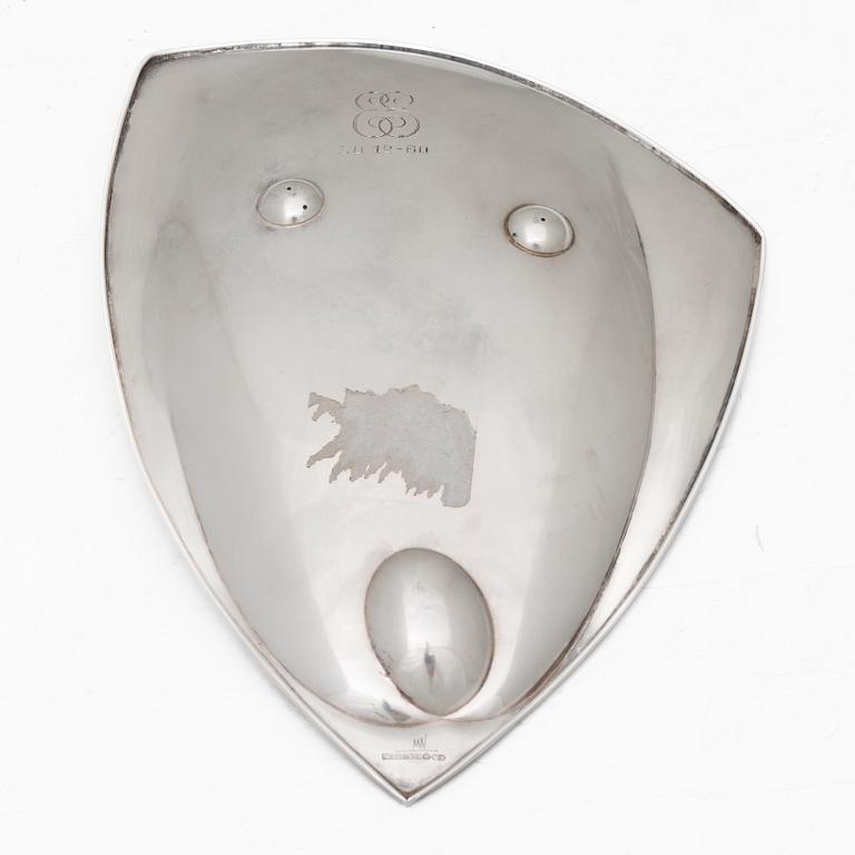 Tapio Wirkkala, fat, silver, TW 100, Kultakeskus, Tavastehus, 1960.