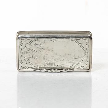 Samling silver, mestadels GEWE, 7 delar, vikt ca 550 gram.