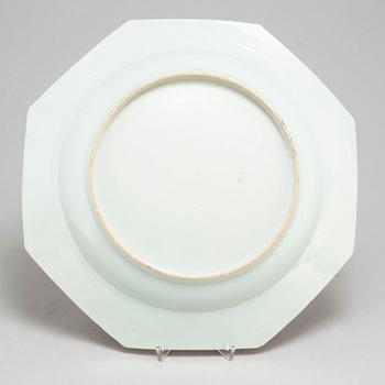 PRAKTFAT, kompaniporslin. Qingdynastin, Qianlong (1736-95).