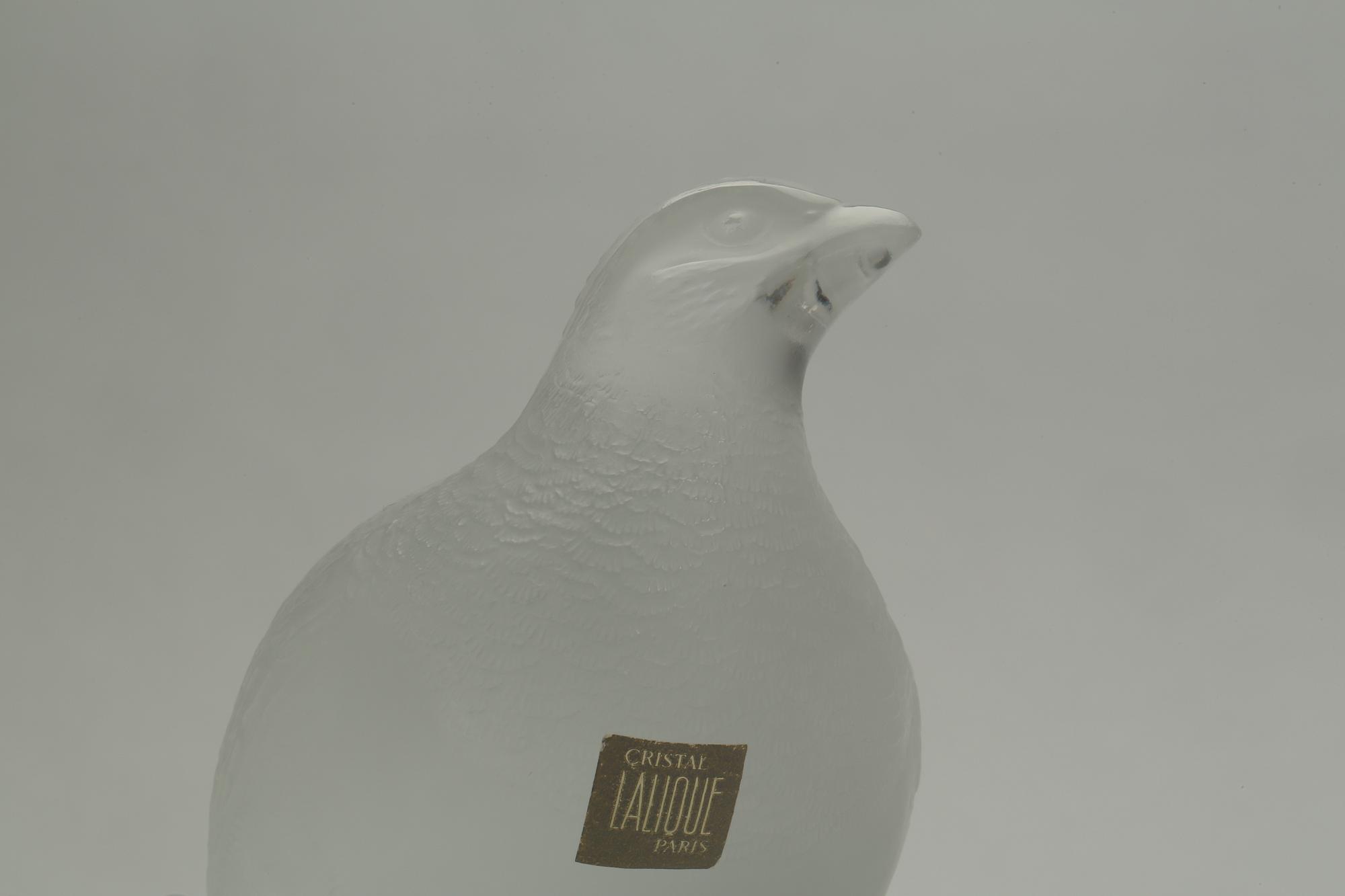 FIGURIN, signerad Lalique France, glas, 1900-talets andra hälft.