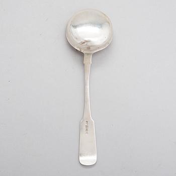 Eduard August Bauer, a parcel-glt sauce ladle, Reval 1853.