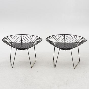 Alberto Lievore, Jeannette Altherr & Manel Molina, lounge chairs, a pair, "Leaf", Arper, Italy.