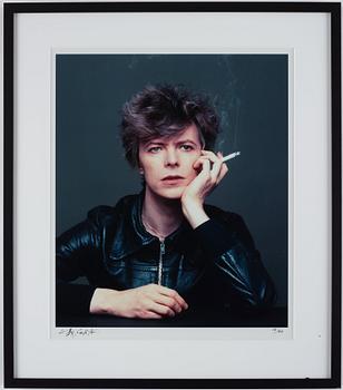 Masayoshi Sukita, "Bowie V-2 Schneider", 1977.