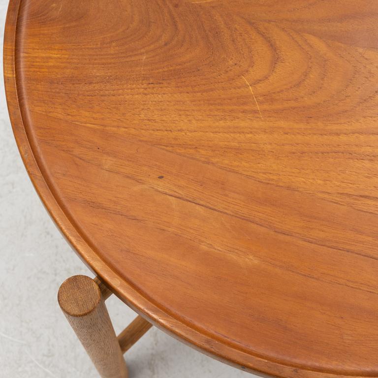 Hans J. Wegner, occasional table, model PP35, Andreas Tuck, Denmark, mid-20th century.