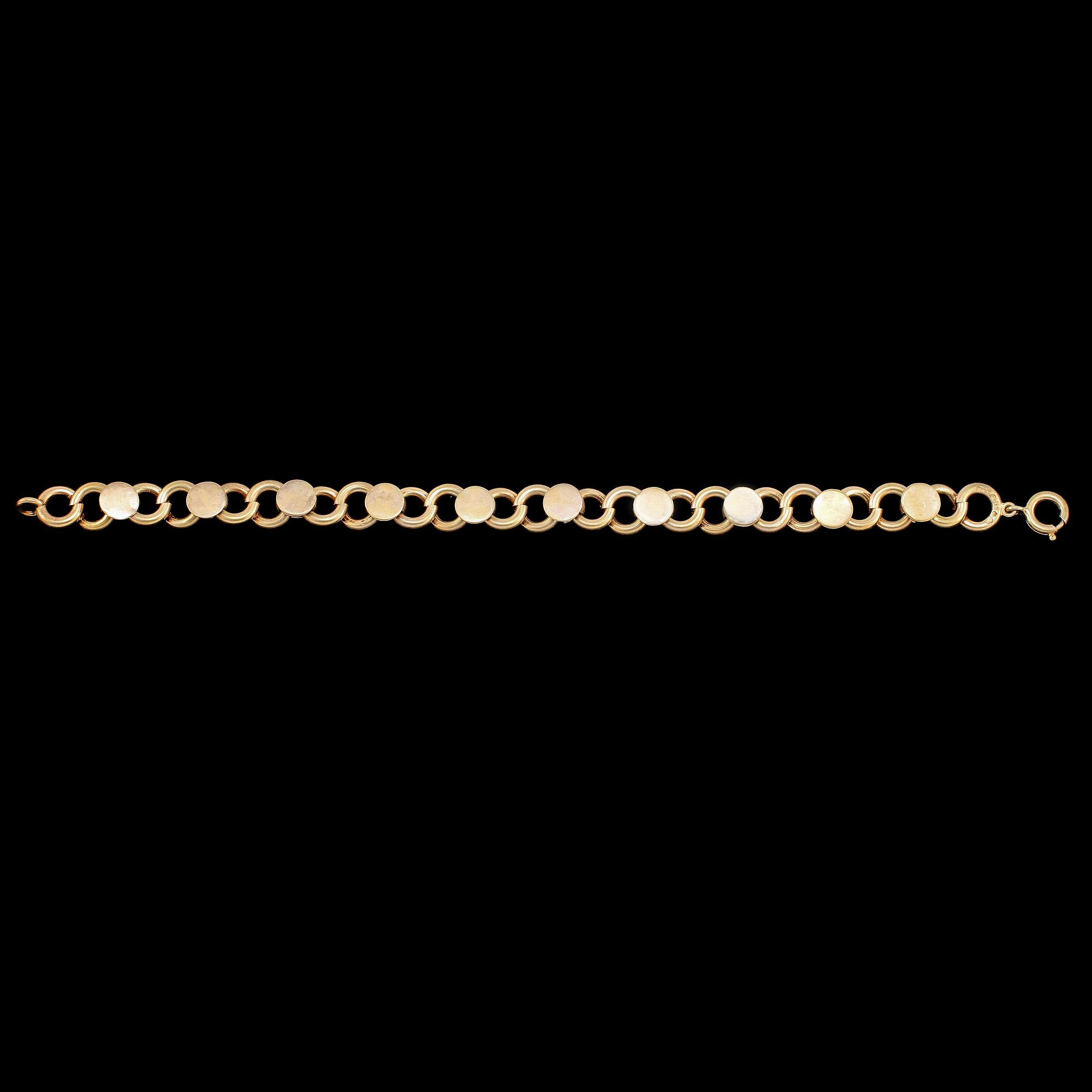 ARMLÄNK, silver, Göteborg, 1950. Vikt 33 g.