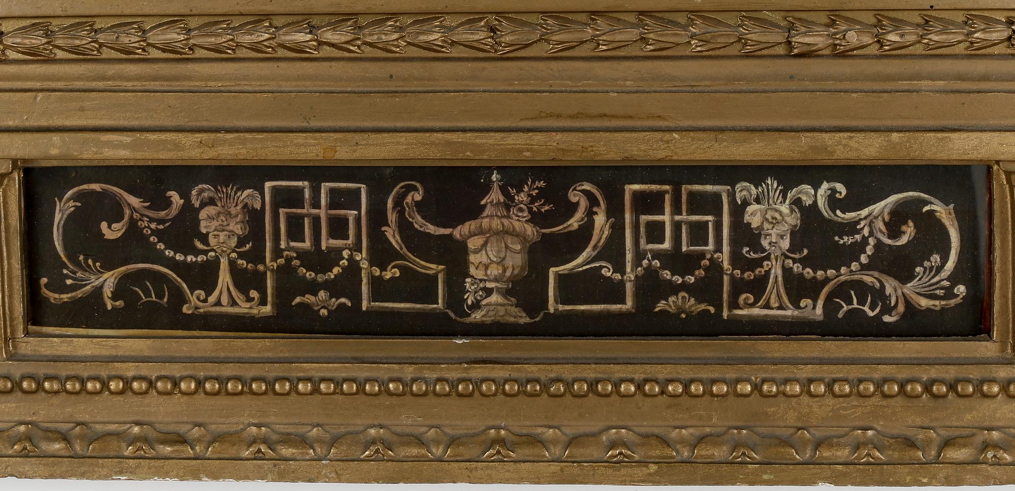 SPEGEL, sengustaviansk, omkring år 1800.