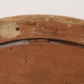 Spegellampetter, ett par, för två ljus, av Jonas Frisk (spegelfabrikör i Stockholm 1805-1824), Sengustavianska.