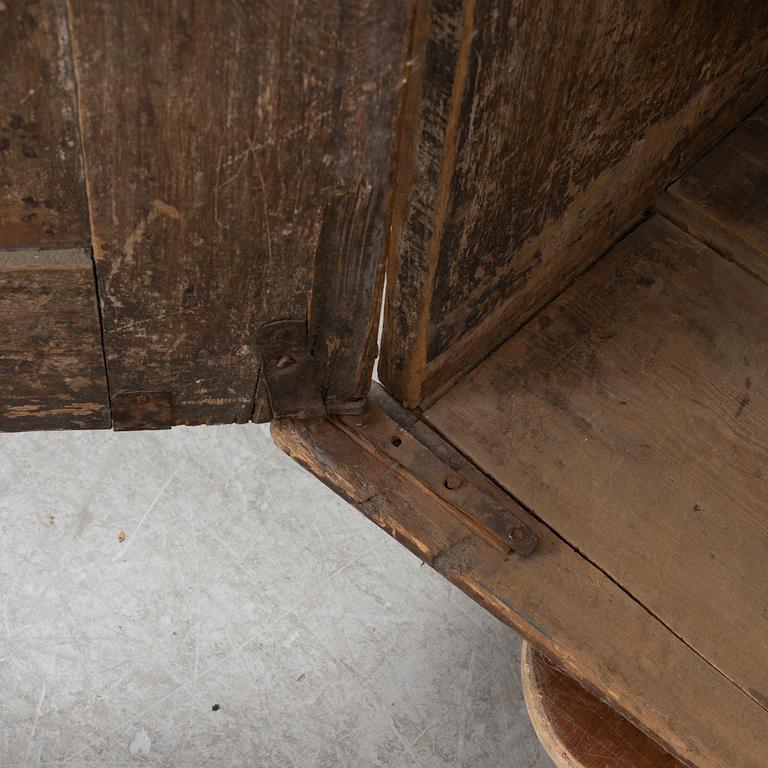 A painted cabinet, Värmland, dated 1847.