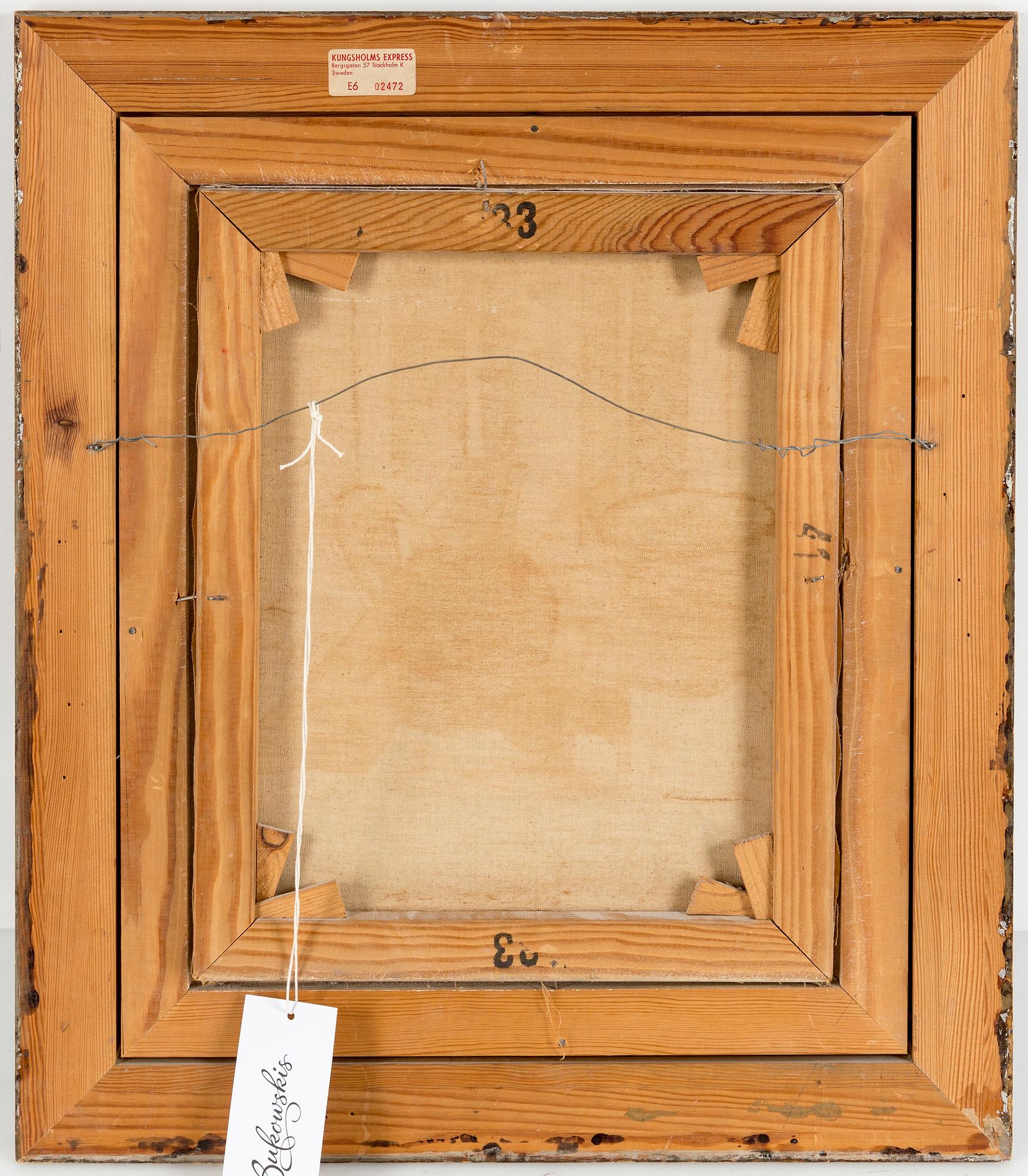 UNKNOWN ARTIST, 20th Century, oil on cvanvas, signed A Asp?.