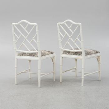 A 7-piece dining group, Miranda of Sweden, late 20th Century.