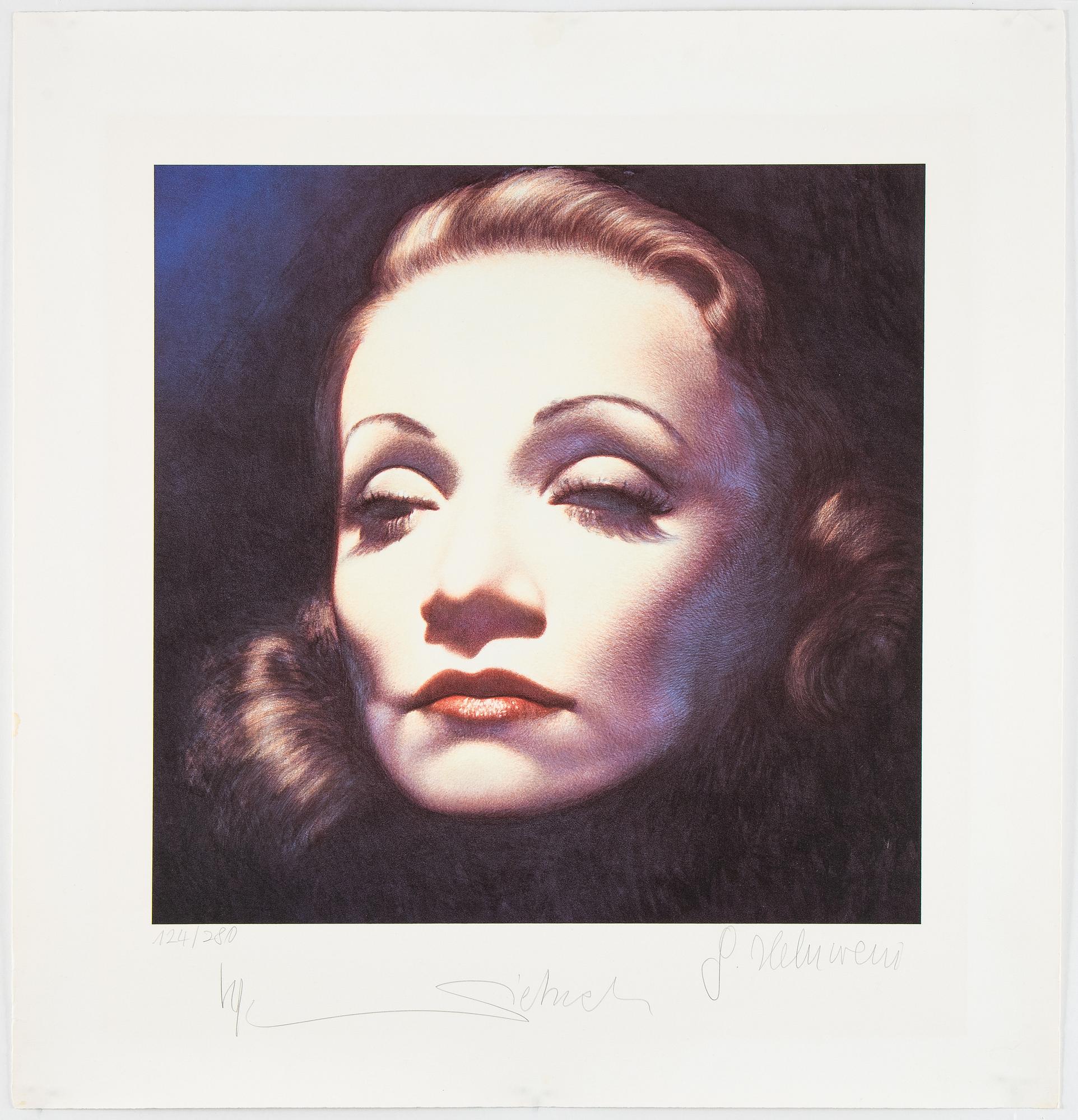 Gottfried Helnwein, färglitografi, signerad, nr 124/280.