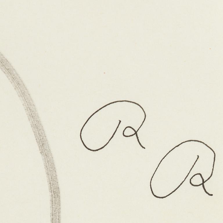 ROGER RISBERG, indian ink on paper, 2007, signed RR.