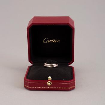 RING, "Trinity" Cartier. 18K vitguld.