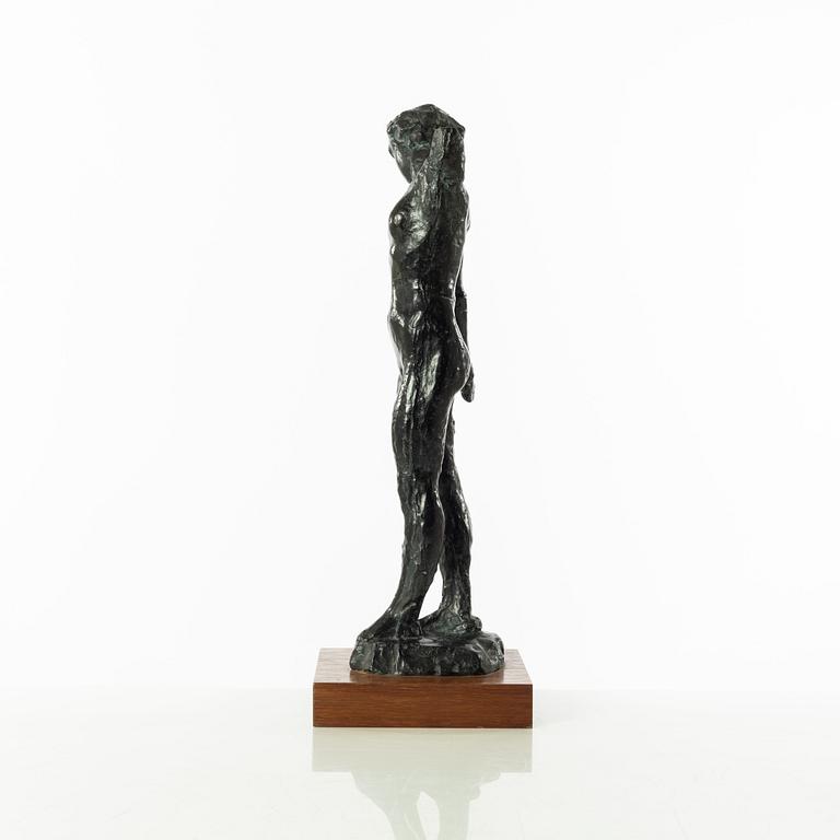 Gudmar Olovson, sculpture. Signed. Numbered. Foundry marl Brons, total height 43 cm, längd 17 cm.