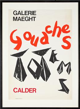 AFFISCH, Alexander Calder, Galerie Maeght, 1900-talets andra hälft.