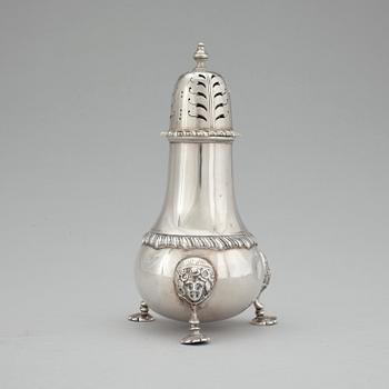 SOCKERRUSKA, silver, barockmodell, Mappin & Webb, London 1928. Vikt ca 218 gram.